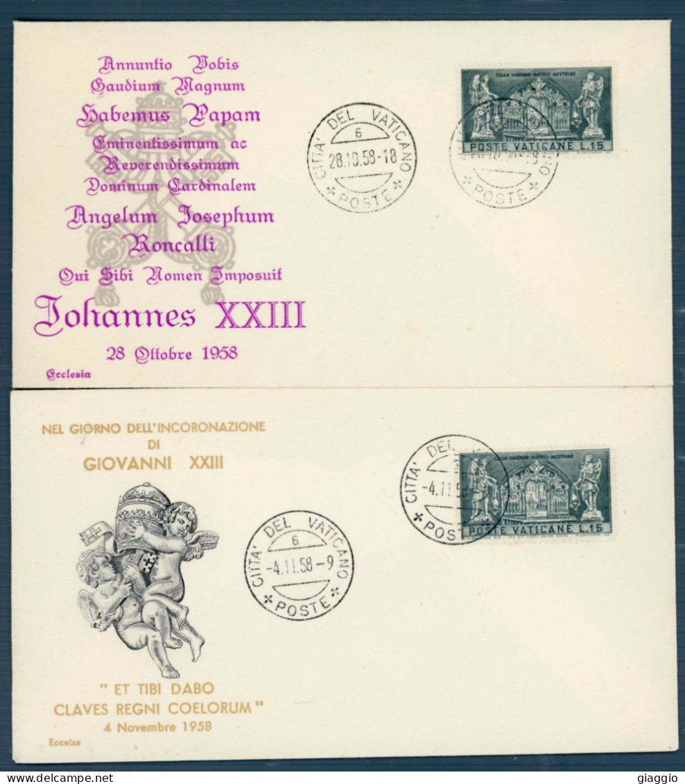 °°° Francobolli N.1789 - Vaticano 2 Buste Varie °°° - Storia Postale
