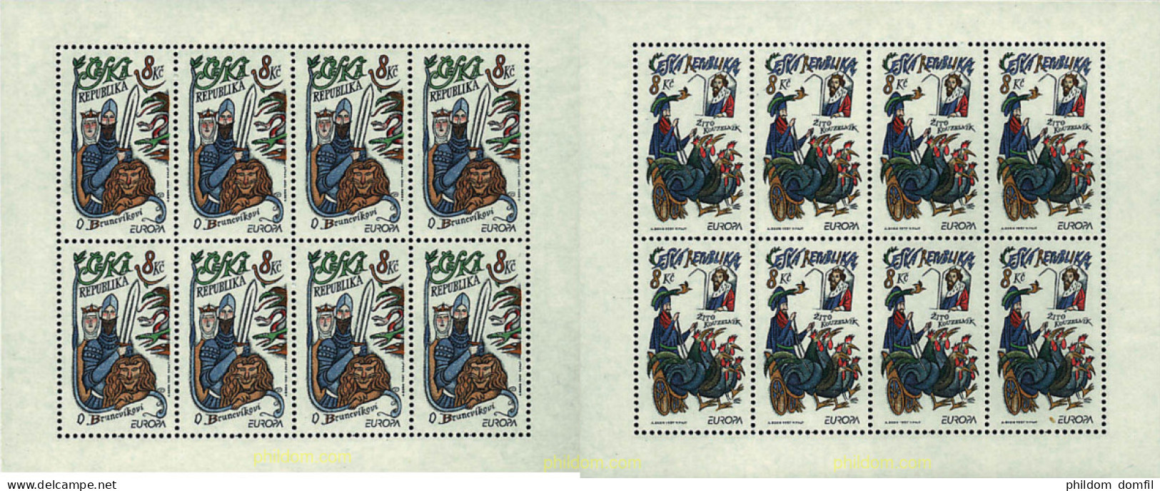 9119 MNH CHEQUIA 1997 EUROPA CEPT. CUENTOS Y LEYENDAS - Unused Stamps