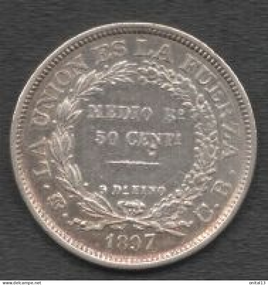 1897 REPUBLICA BOLIVIANA / MEDIO BOLIVIANO   D3148 - Israel