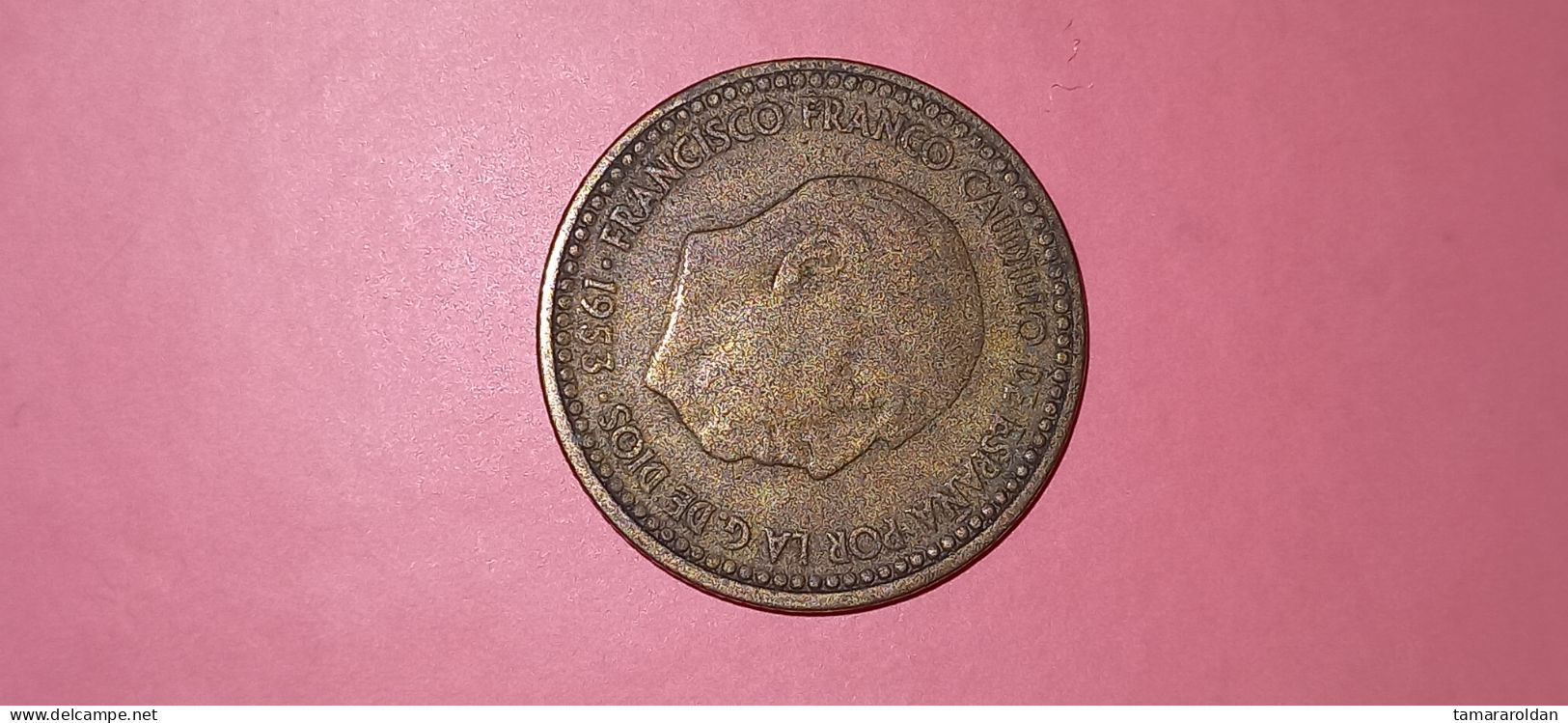 MONEDA DE 1PESETA AÑO 1953 ESPAÑA - 1 Peseta