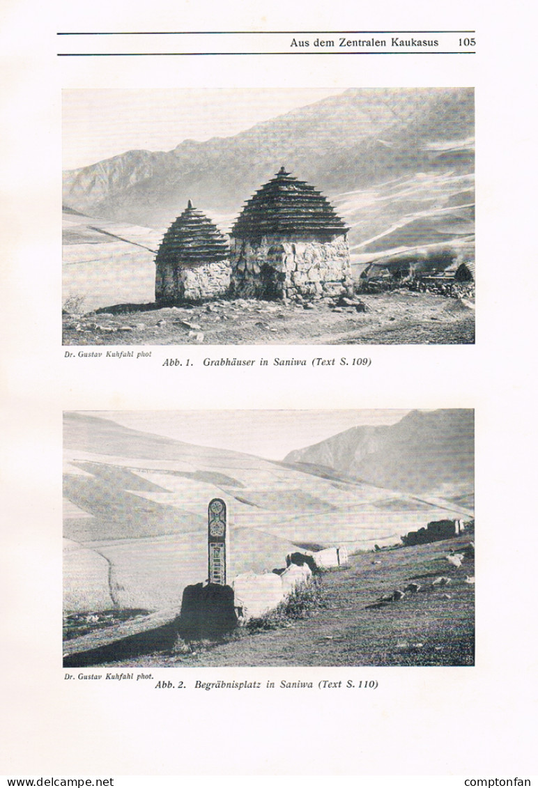 730 Kuhfahl Schuster Zentrale Kaukasus Artikel Von 1911 !! - Autres & Non Classés