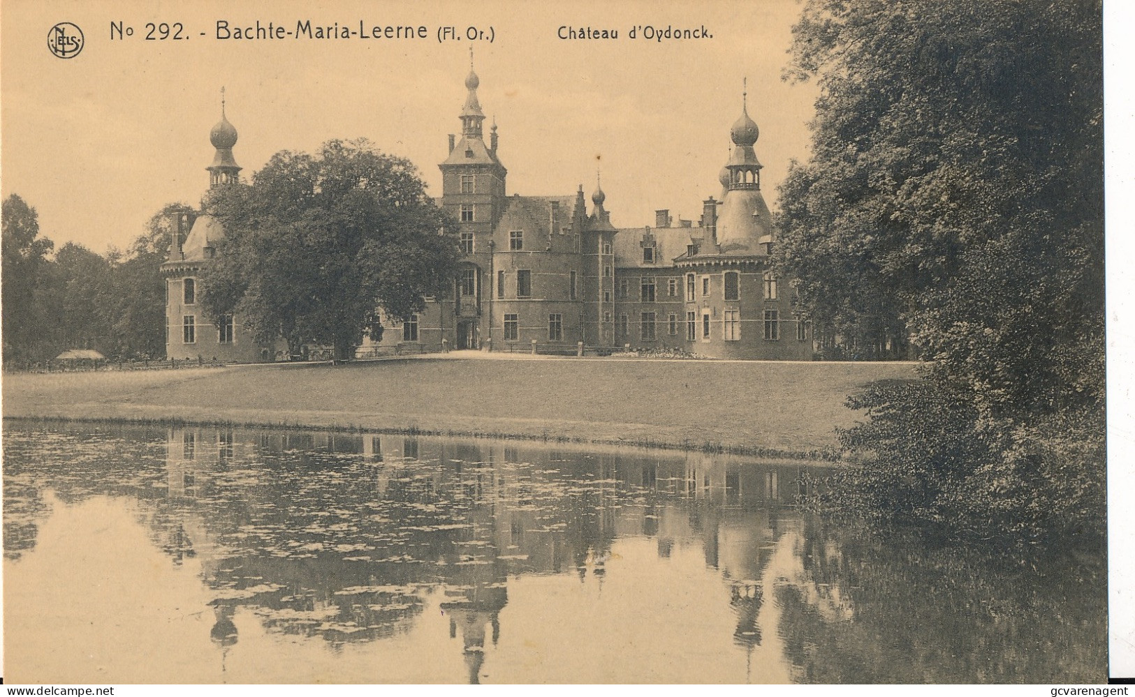 BACHTE MARIA LEERNE   CHATEAU D'OYDONCK       2 SCANS - Deinze