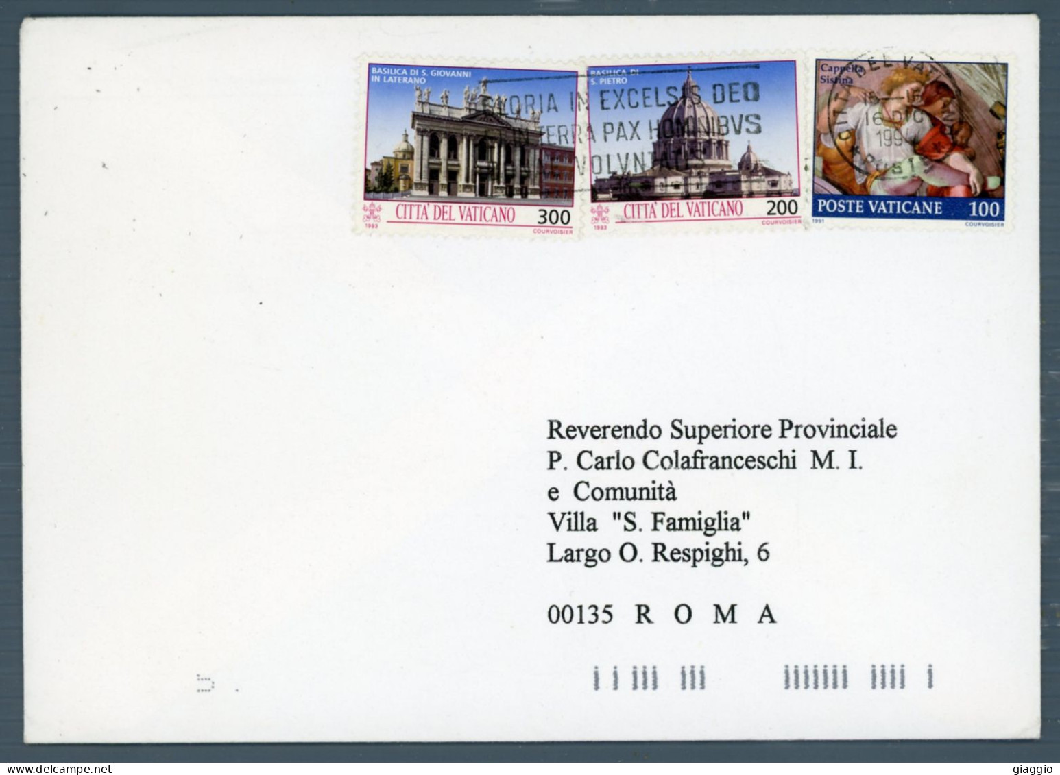 °°° Francobolli N.1794 - Vaticano Corrispondenza °°° - Storia Postale