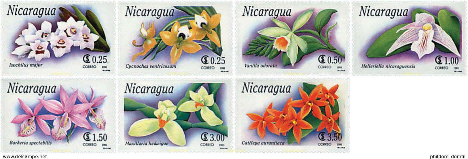 94692 MNH NICARAGUA 1991 ORQUIDEAS - Nicaragua