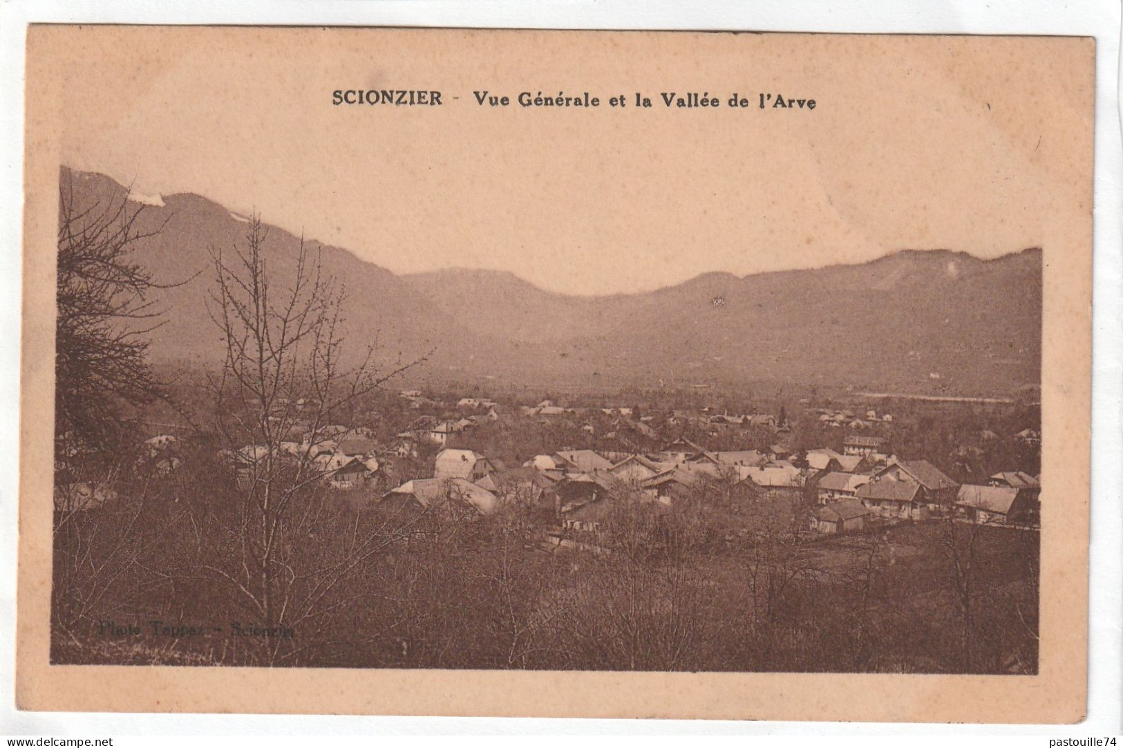 CPA :  14 X 9  -  SCIONZIER  -  Vue  Générale  Et  La  Vallée  De  L'Arve - Scionzier