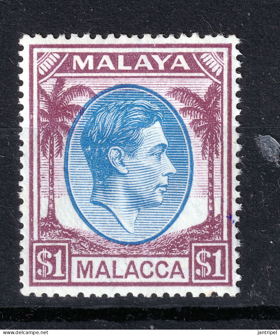 MALACCA 1949 KGVI  $ 1  MNH  SG.22 Pnd. - Malacca