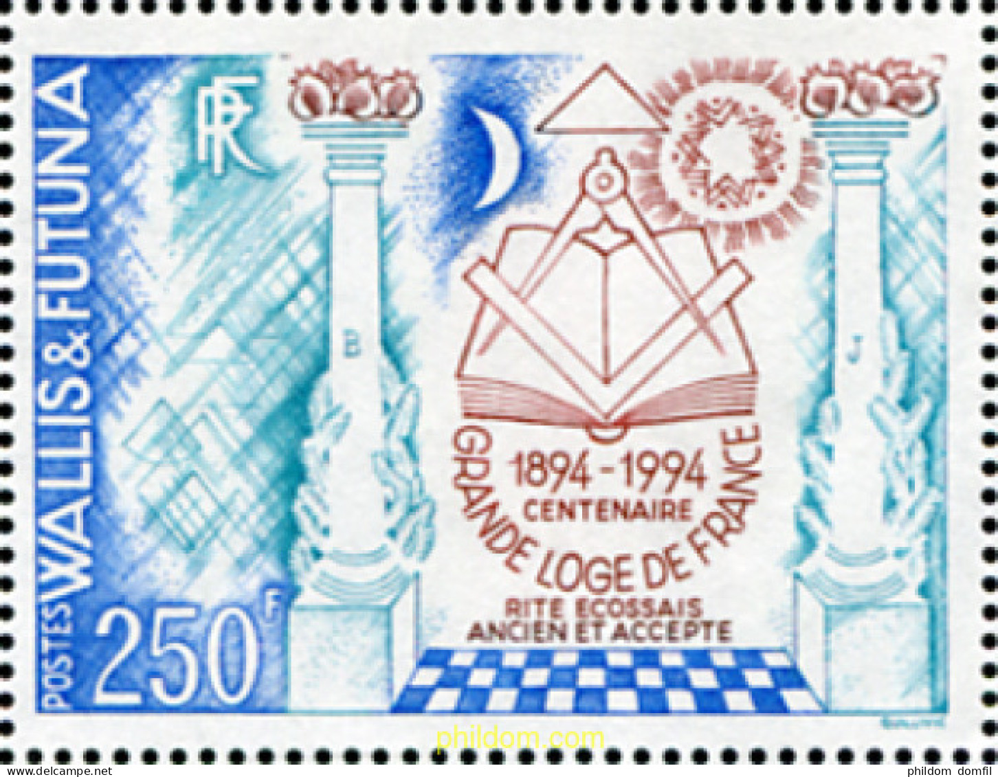 574955 MNH WALLIS Y FUTUNA 1994 GRAN LOGIA DE FRANCI - Nuevos