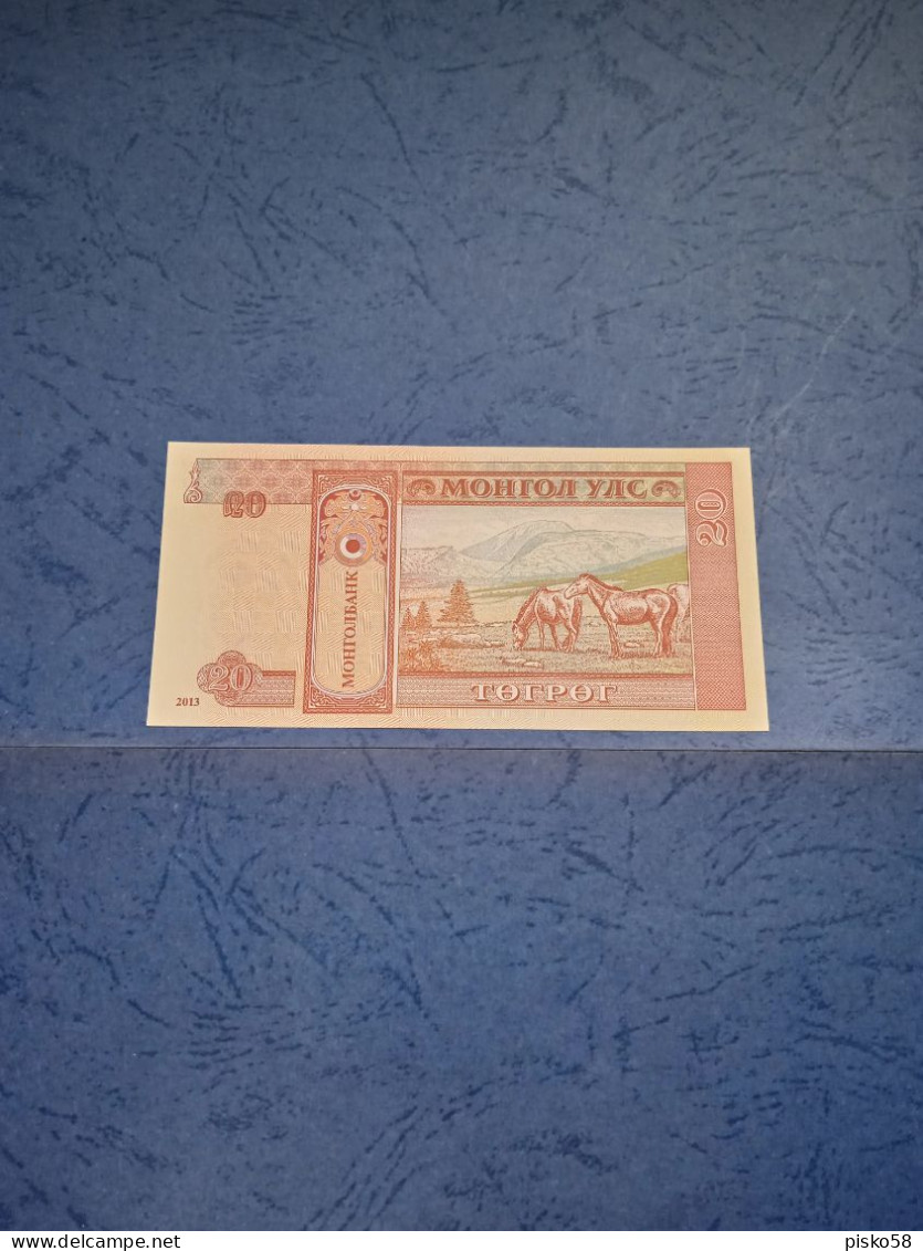 MONGOLIA-P63g 20T 2013 UNC - Mongolia