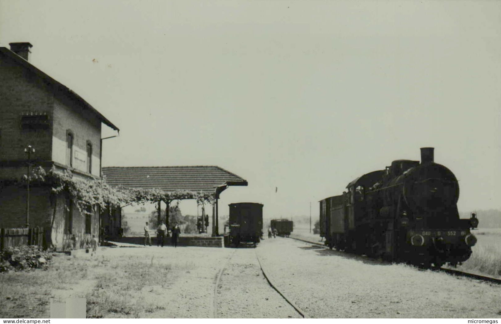 Trains En Gare De Surbourg - Cliché Jacques H. Renaud - Planches Et Dessins - Originaux