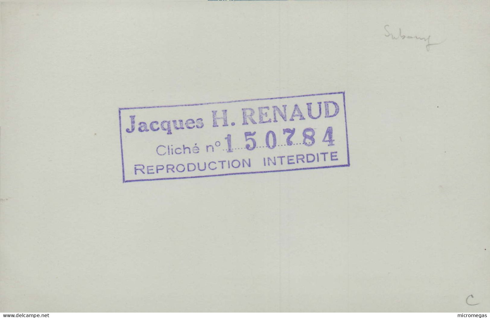 Trains En Gare De Surbourg - Cliché Jacques H. Renaud - Platten Und Echtzeichnungen