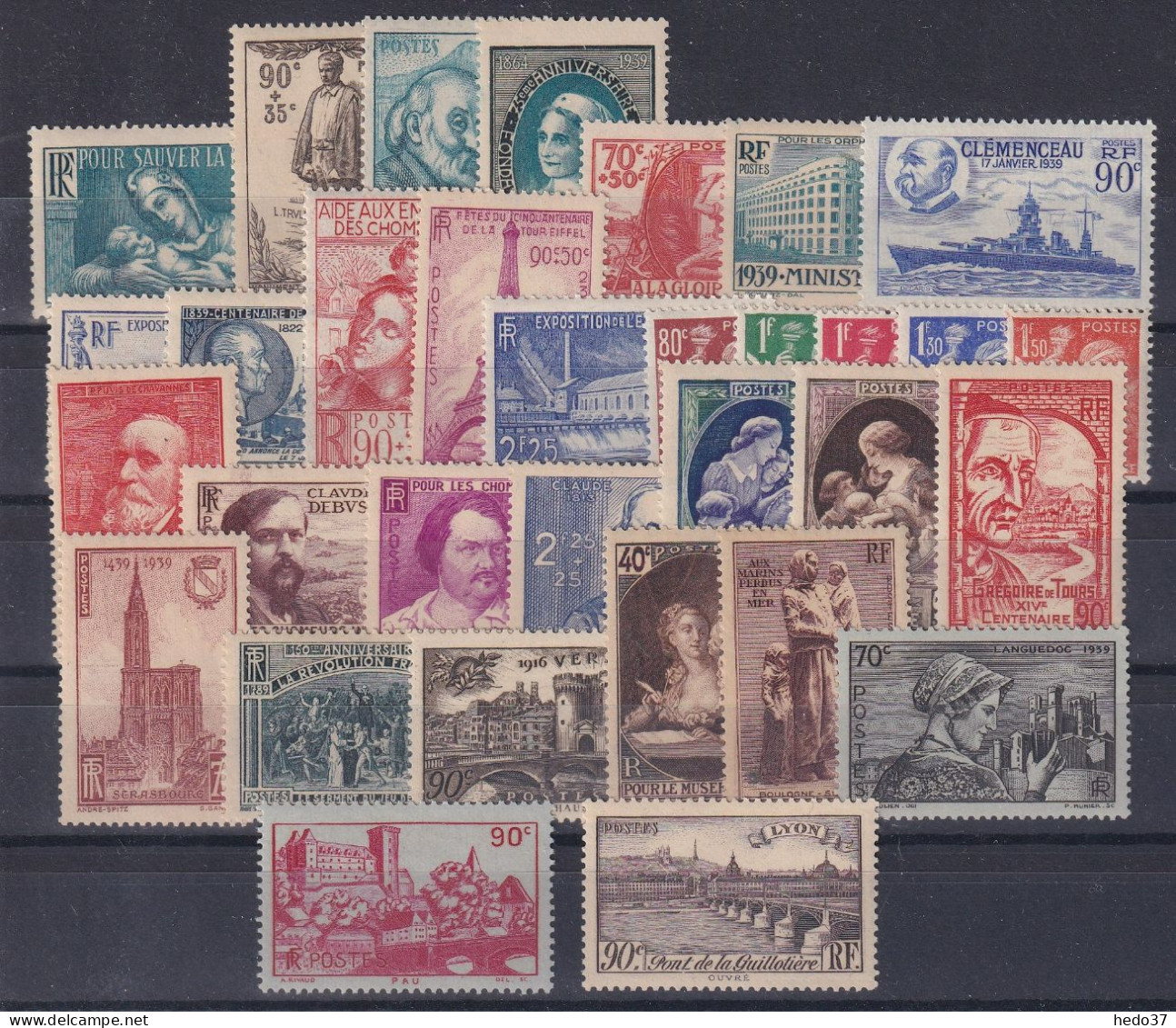 France Année Complète 1939 - N°419/450 - Neufs ** Sans Charnière - TB - ....-1939