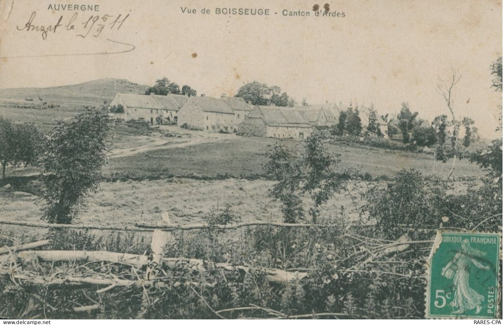 63 Vue De BOISSEUSES - Canton D'Ardes - Other & Unclassified