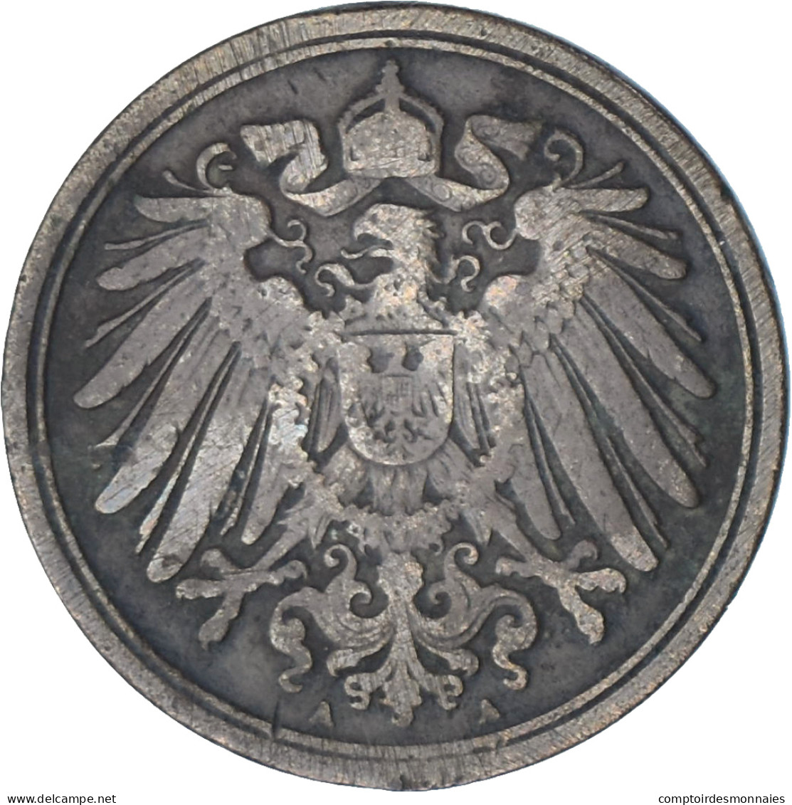 Monnaie, Empire Allemand, Wilhelm II, Pfennig, 1894, Berlin, TB, Cuivre, KM:10 - 1 Pfennig