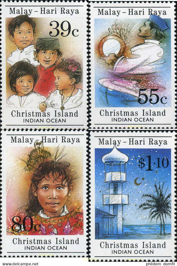 305653 MNH CHRISTMAS 1989 CULTURA ISLAMICA - Christmas Island