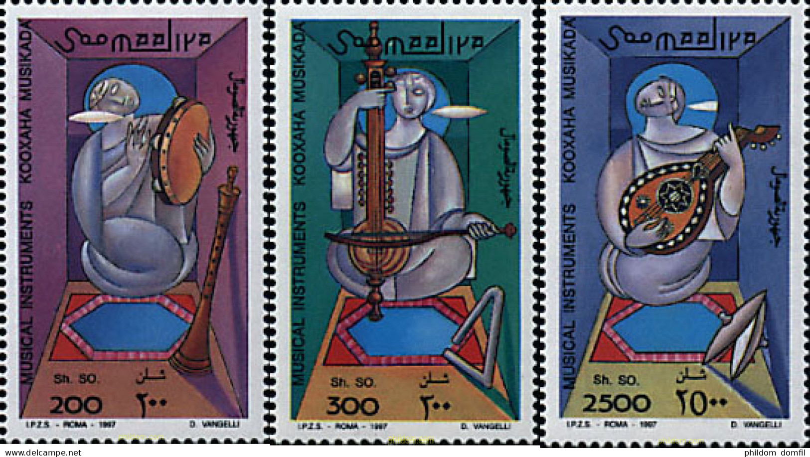 76600 MNH SOMALIA 1997 INSTRUMENTOS MUSICALES - Somalia (1960-...)