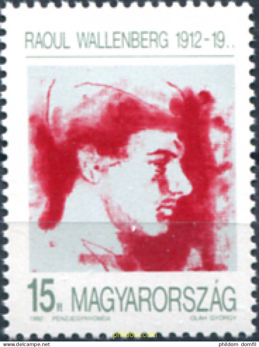 325489 MNH HUNGRIA 1992 PERSONAJE - Unused Stamps