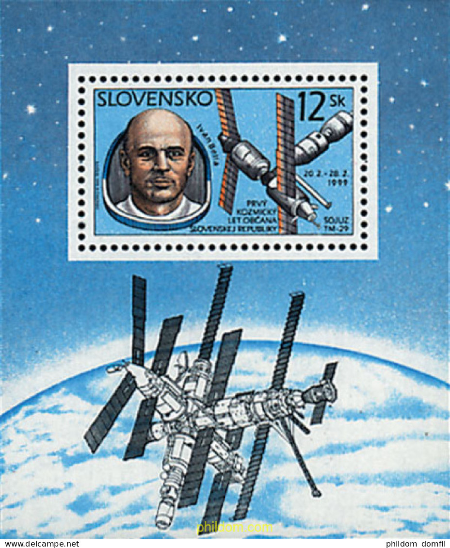 47716 MNH ESLOVAQUIA 1999 PRIMER VUELO DE UN ASTRONAUTA ESLOVACO - Unused Stamps