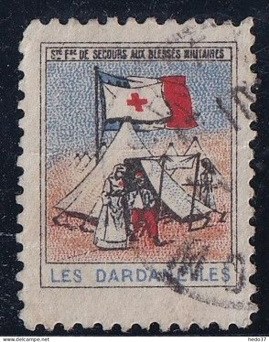 France Vignettes - Les Dardanelles - Oblitéré - TB - Croce Rossa