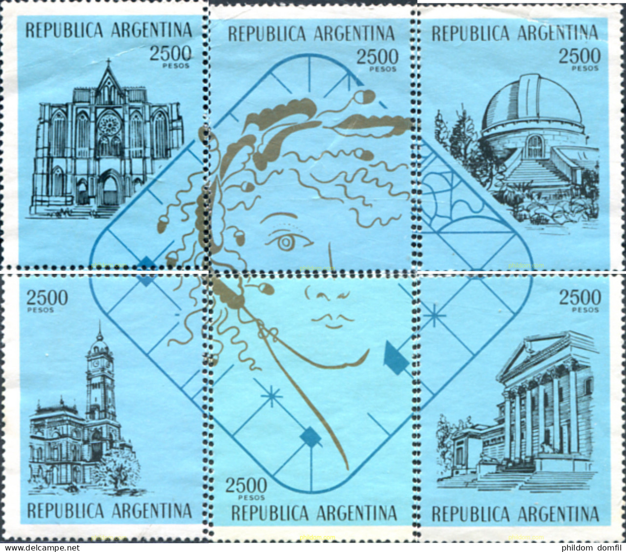 283824 MNH ARGENTINA 1982 CENTENARIO DE LA CIUDAD DE PLATA - Ongebruikt