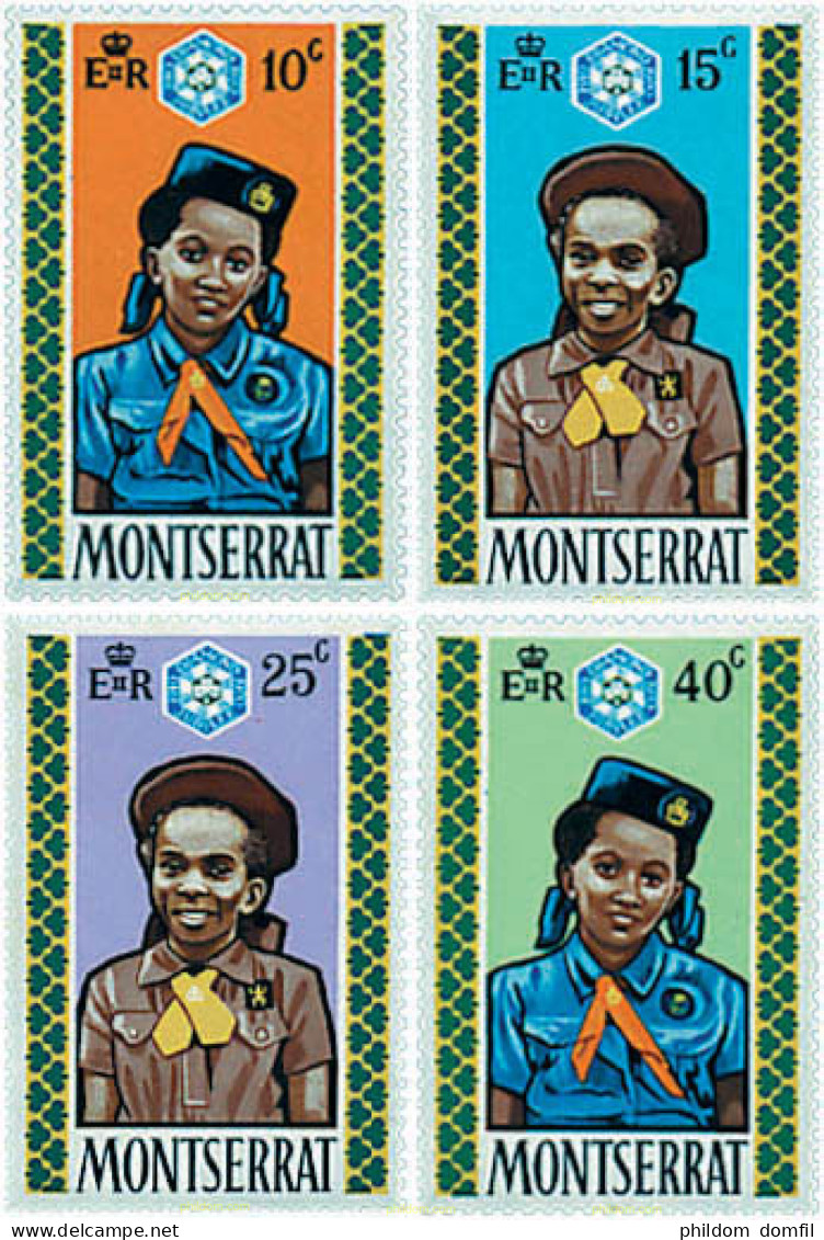 38891 MNH MONTSERRAT 1970 60 ANIVERSARIO DEL ESCULTISMO FEMENINO EN MONTSERRAT - Montserrat