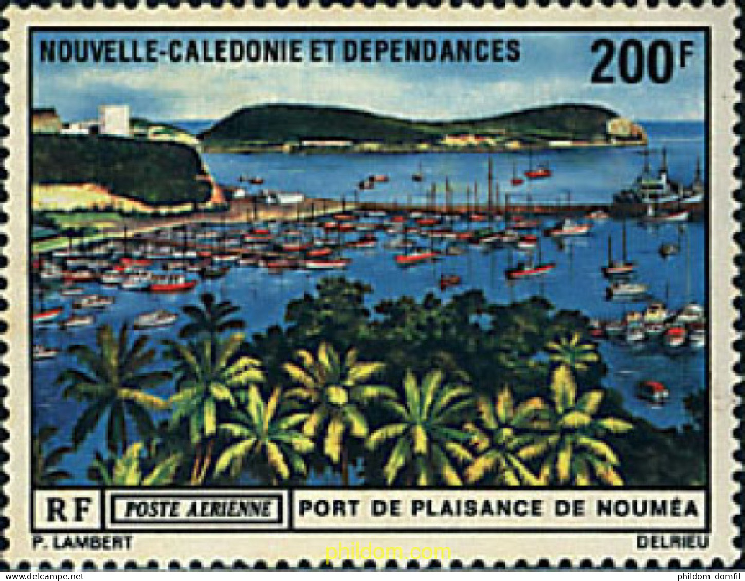 44464 MNH NUEVA CALEDONIA 1971 VELA - Unused Stamps