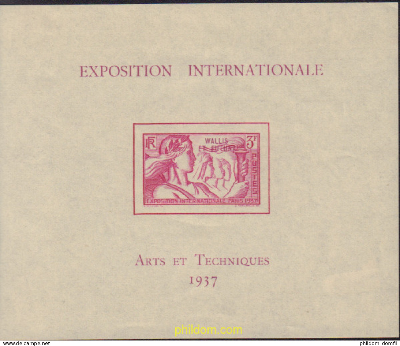 575725 HINGED WALLIS Y FUTUNA 1937 ARTE Y TECNICA - Unused Stamps