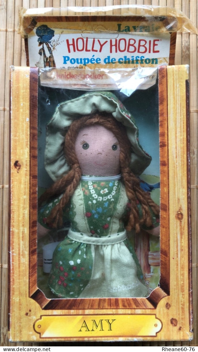 Poupée Holly Hobbie AMY 13 Cm Environ Dans Sa Boîte - Knickerbocker - Distribué Par Clodrey - Boîte Numérotée 16003 - Dolls