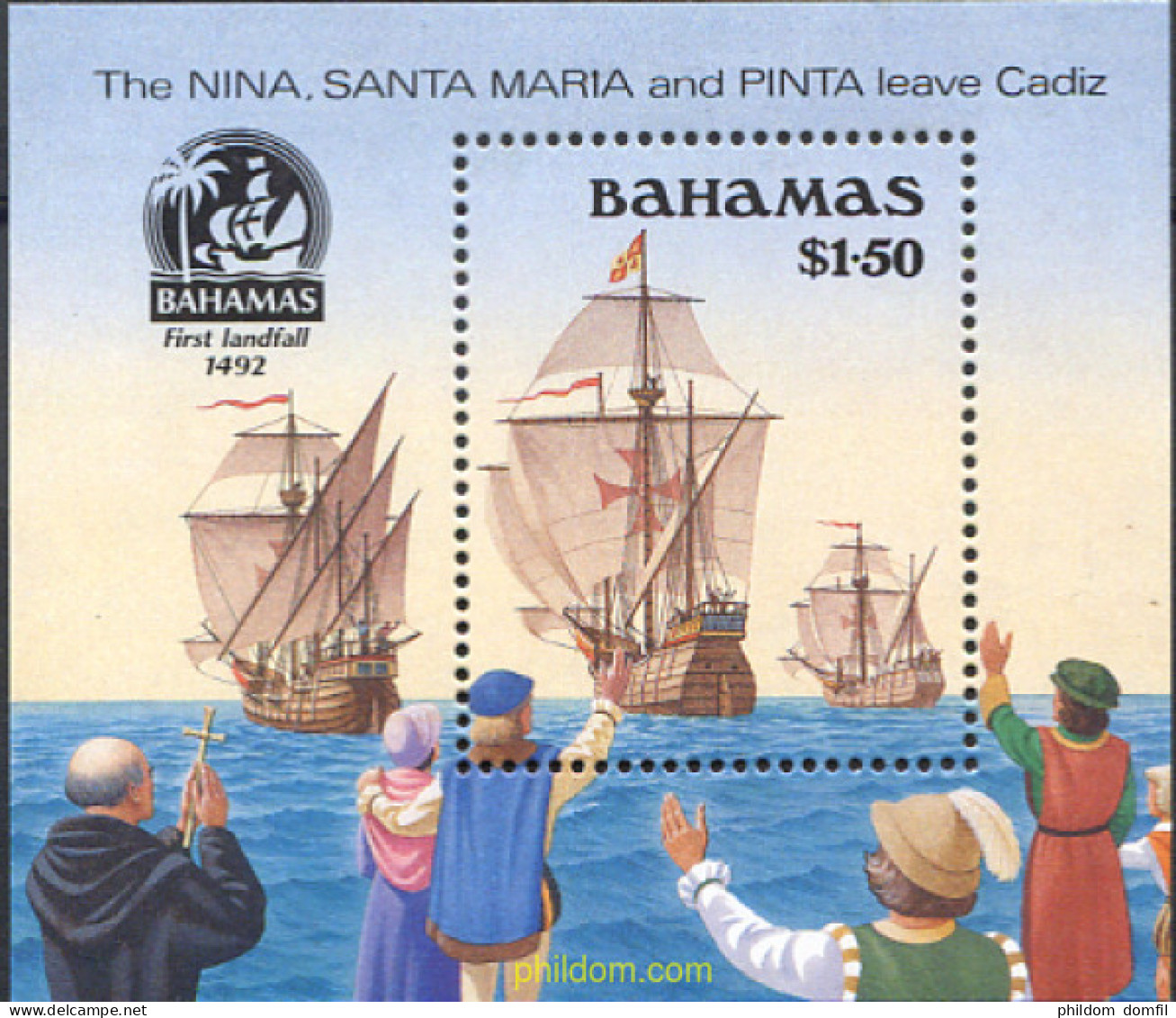33614 MNH BAHAMAS 1992 500 ANIVERSARIO DEL DESCUBRIMIENTO DE AMERICA - Bahamas (1973-...)