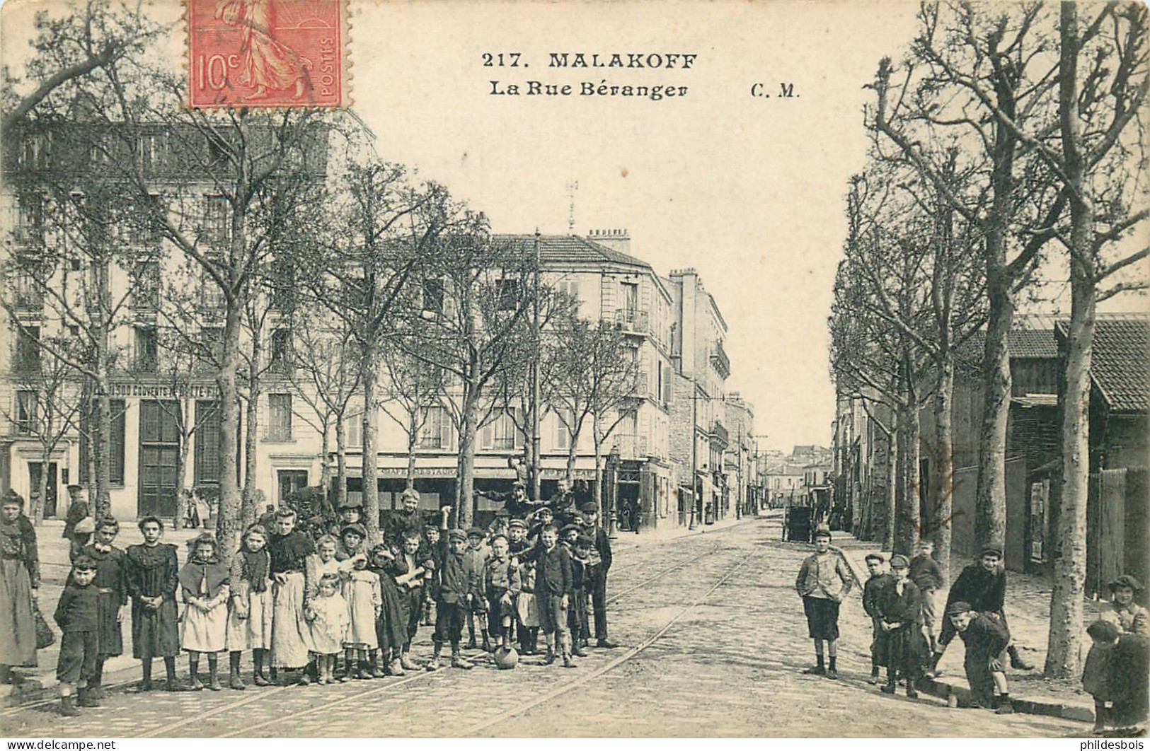 HAUTS DE SEINE  MALAKOFF  La Rue Beranger - Malakoff