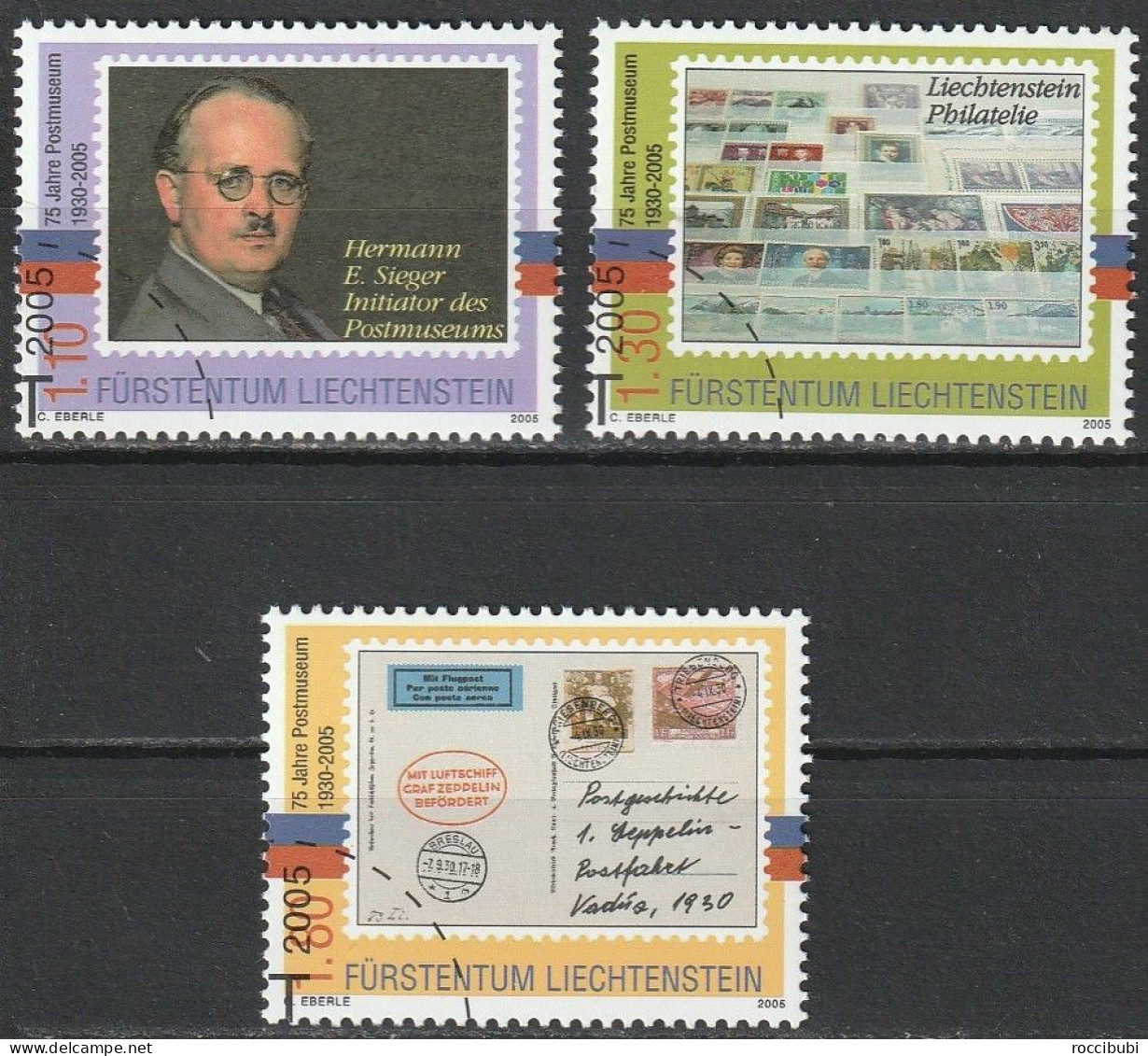 FL 2005 // 1380/1382 O Postmuseum - Used Stamps