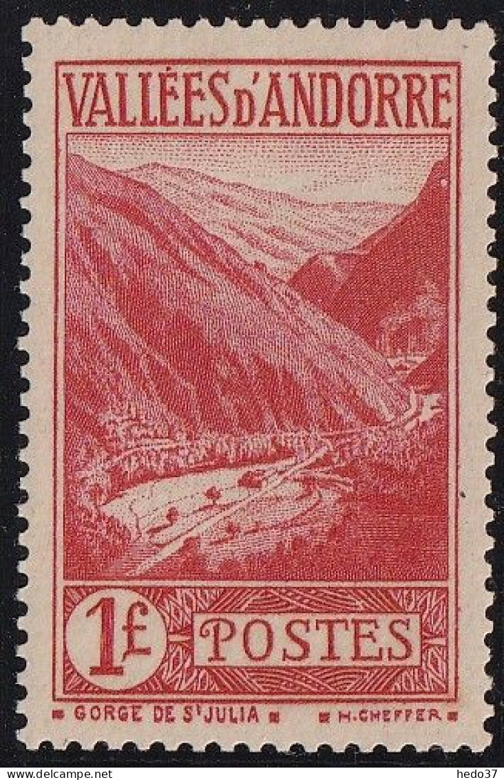 Andorre N°74 - Neuf * Avec Charnière - TB - Unused Stamps