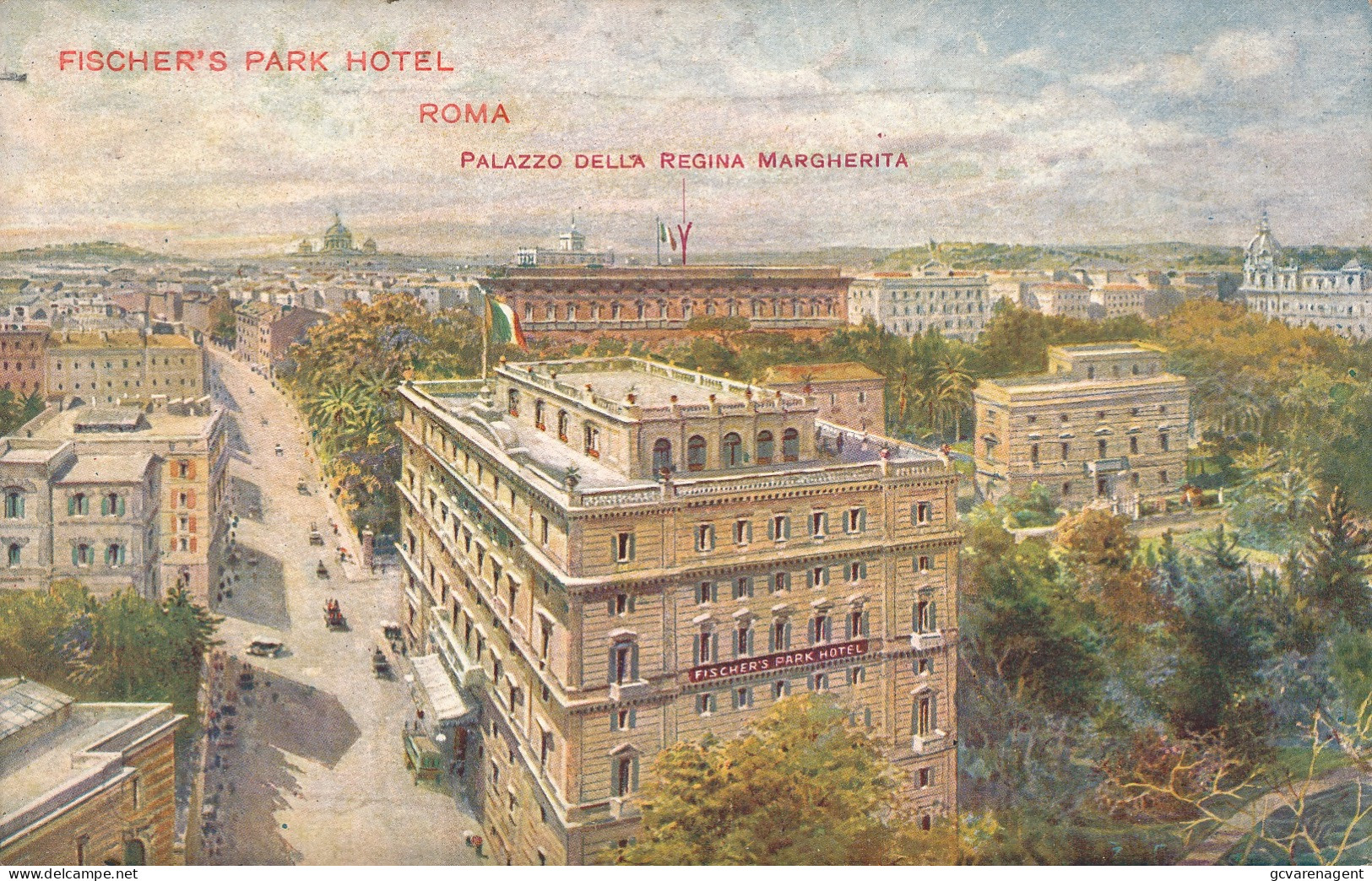 ROMA  FISCHER'S PARK HOTEL                 2 SCANS - Cafés, Hôtels & Restaurants