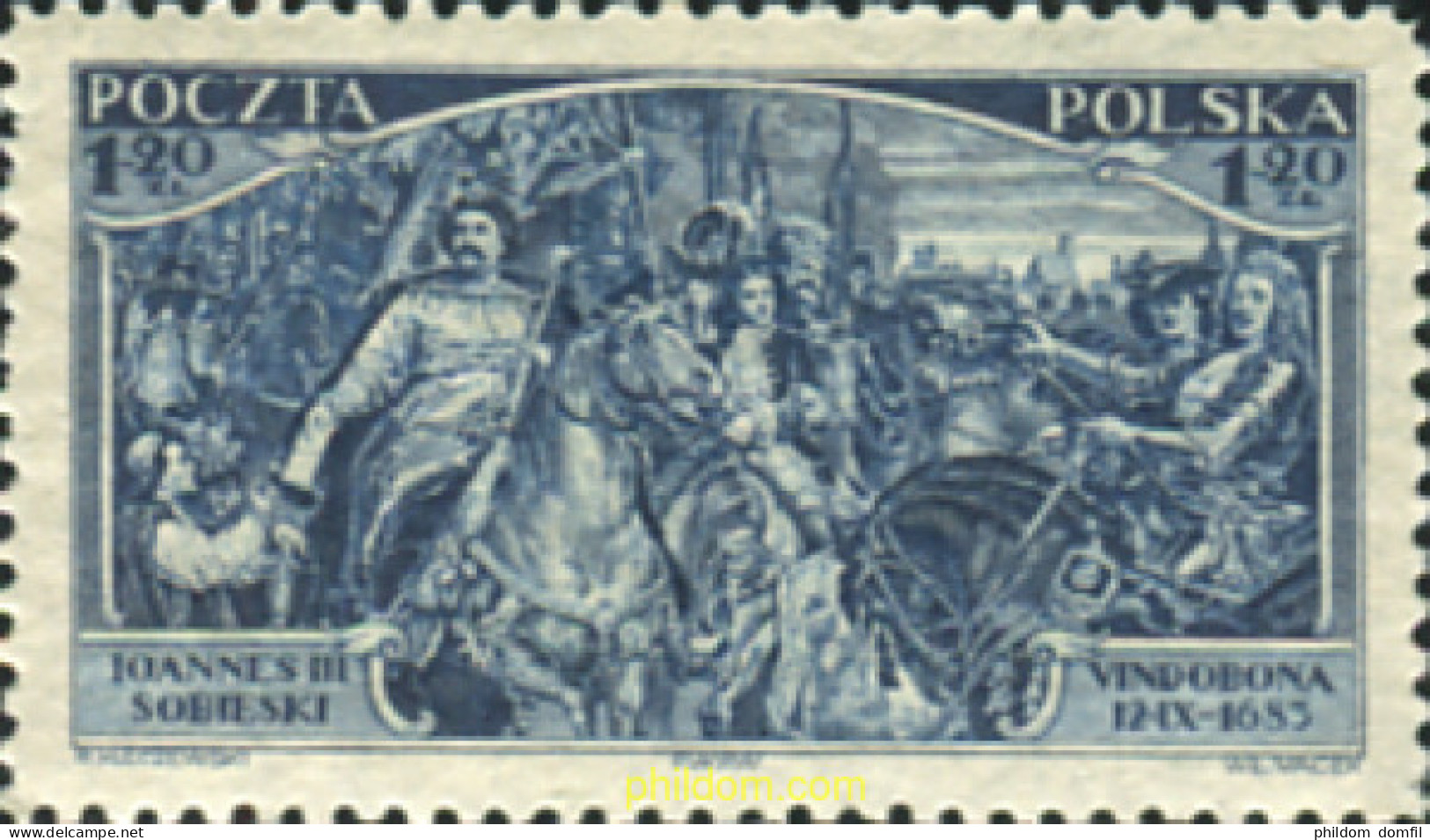 165485 MNH POLONIA 1933 250 ANIVERSARIO DE LA DÉLIVRANCE DE VIENNE - Ungebraucht