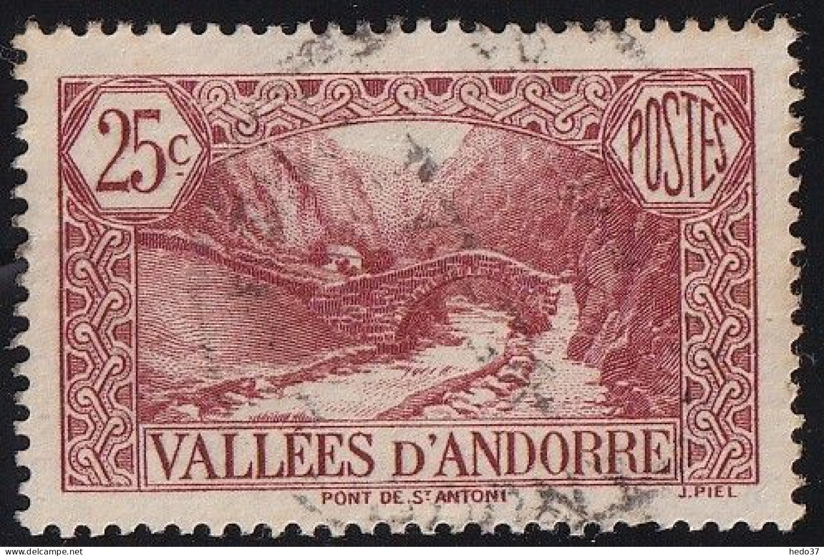 Andorre N°61 - Oblitéré - TB - Oblitérés