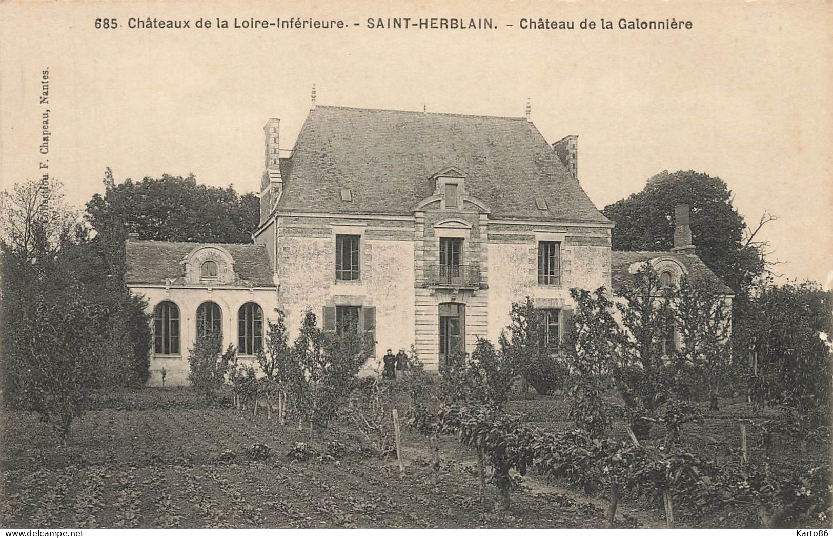 St Herblain * Château De La Galonnière * Château De La Loire Inférieure N°685 - Saint Herblain
