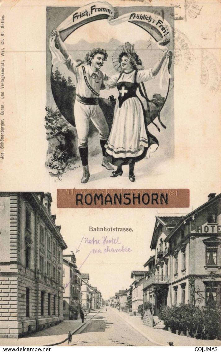 SUISSE _S24775_ Romanshorn - Bahhnhofstrasse - Hôtel - Romanshorn