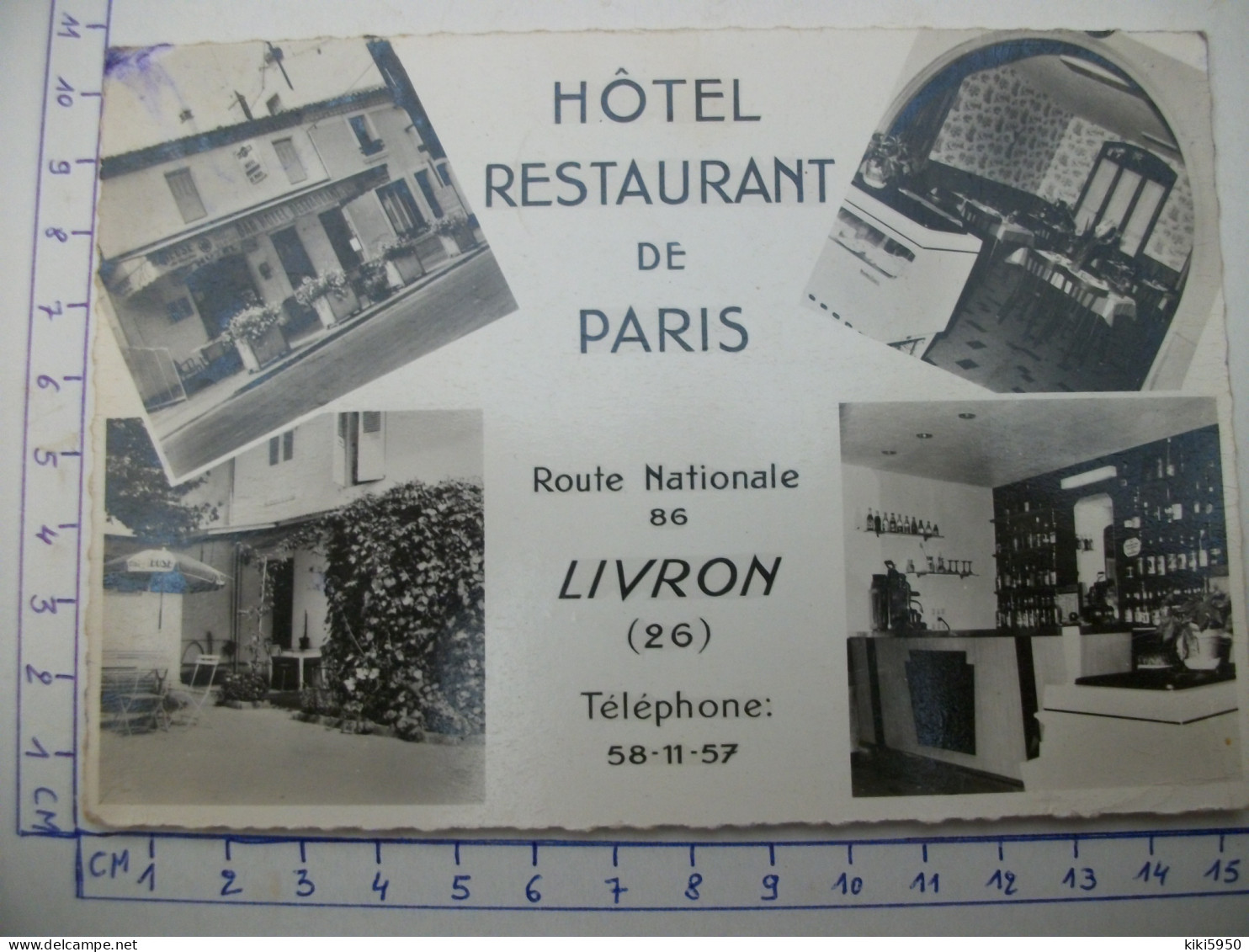 LIVRON (26)  Hôtel Restaurant De Paris - Livron