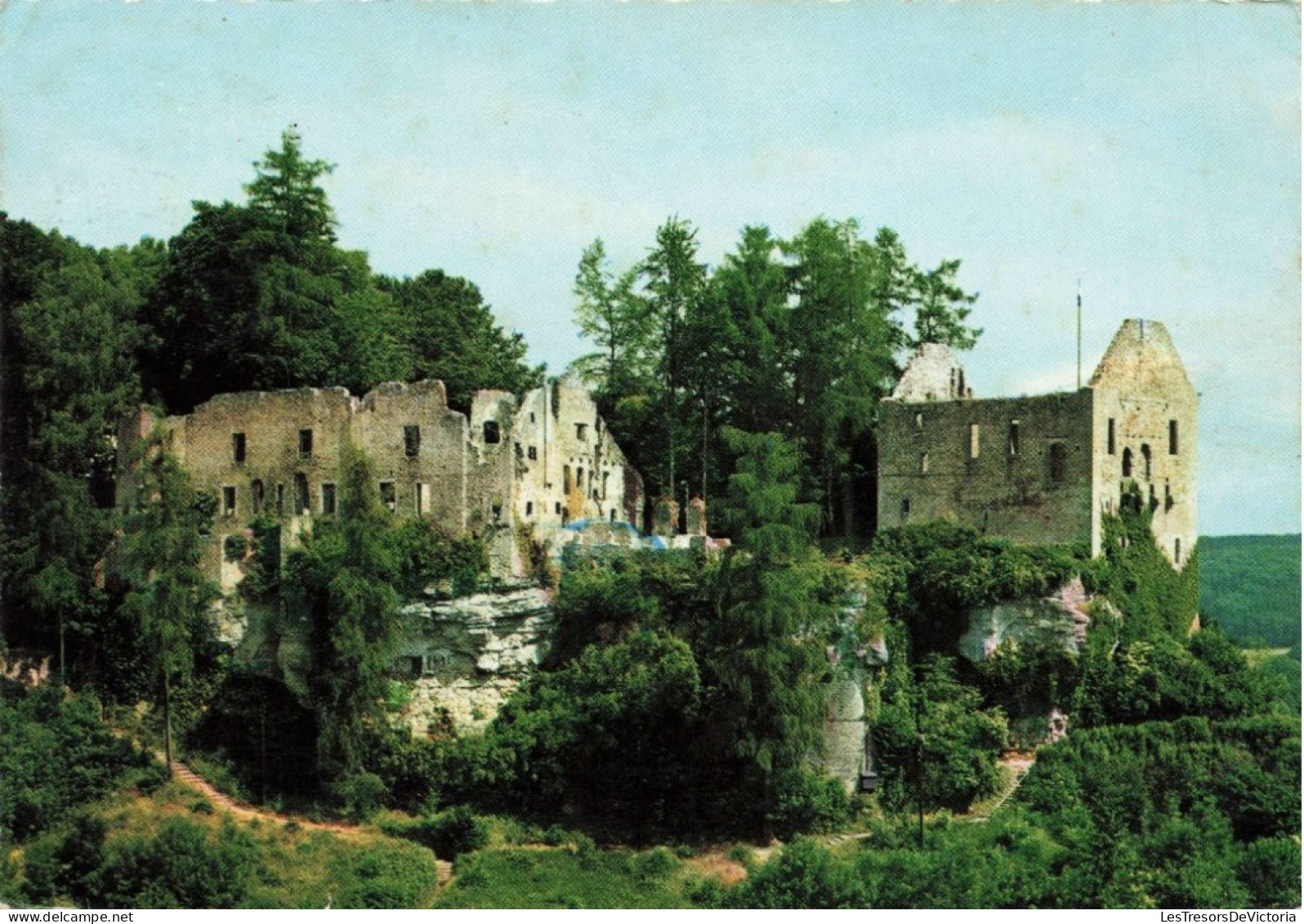 LUXEMBOURG - Larochette - Le Château Féodal - 14e Siècle - Carte Postale Ancienne - Fels
