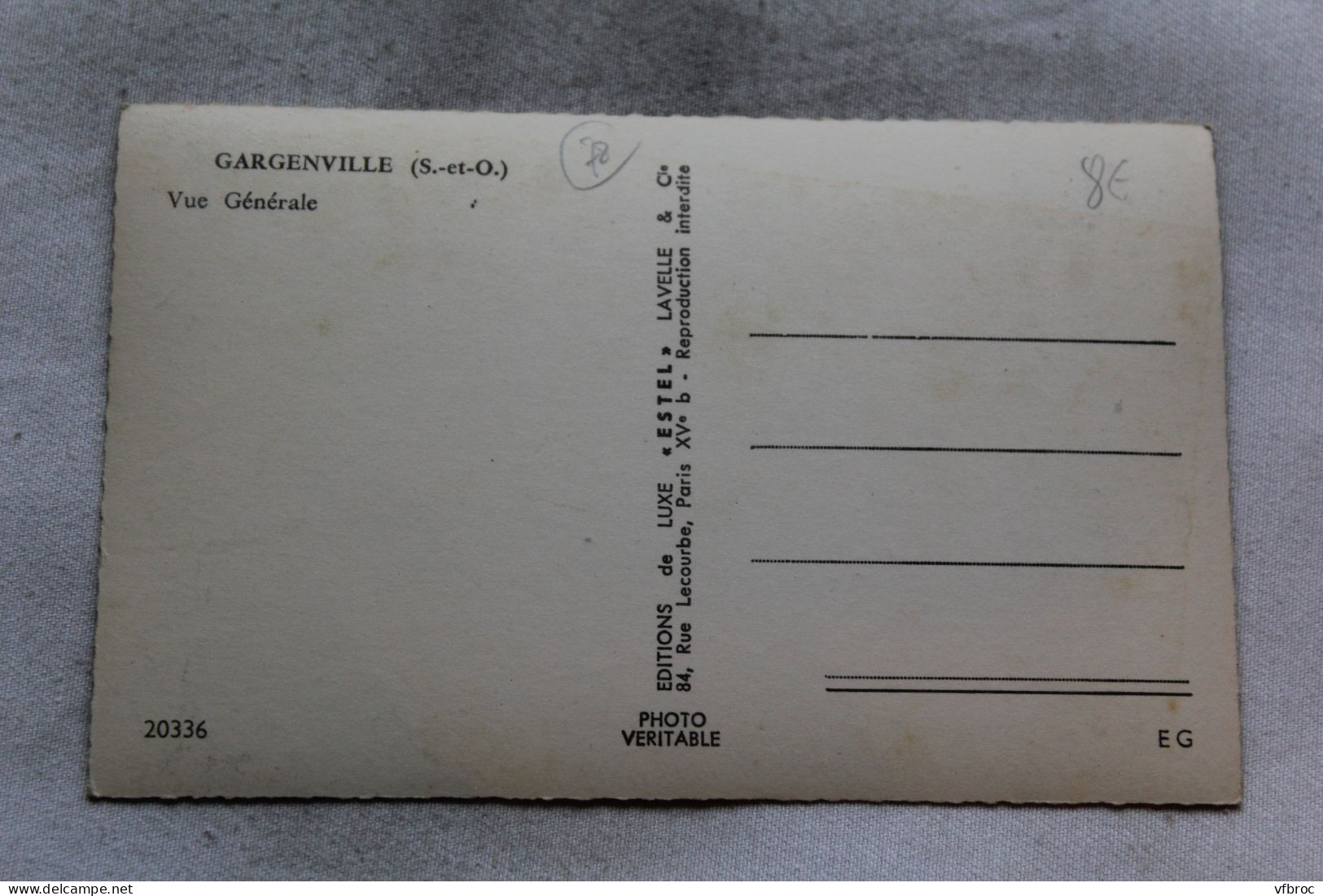 Cpsm, Gargenville, Vue Générale, Yvelines 78 - Gargenville