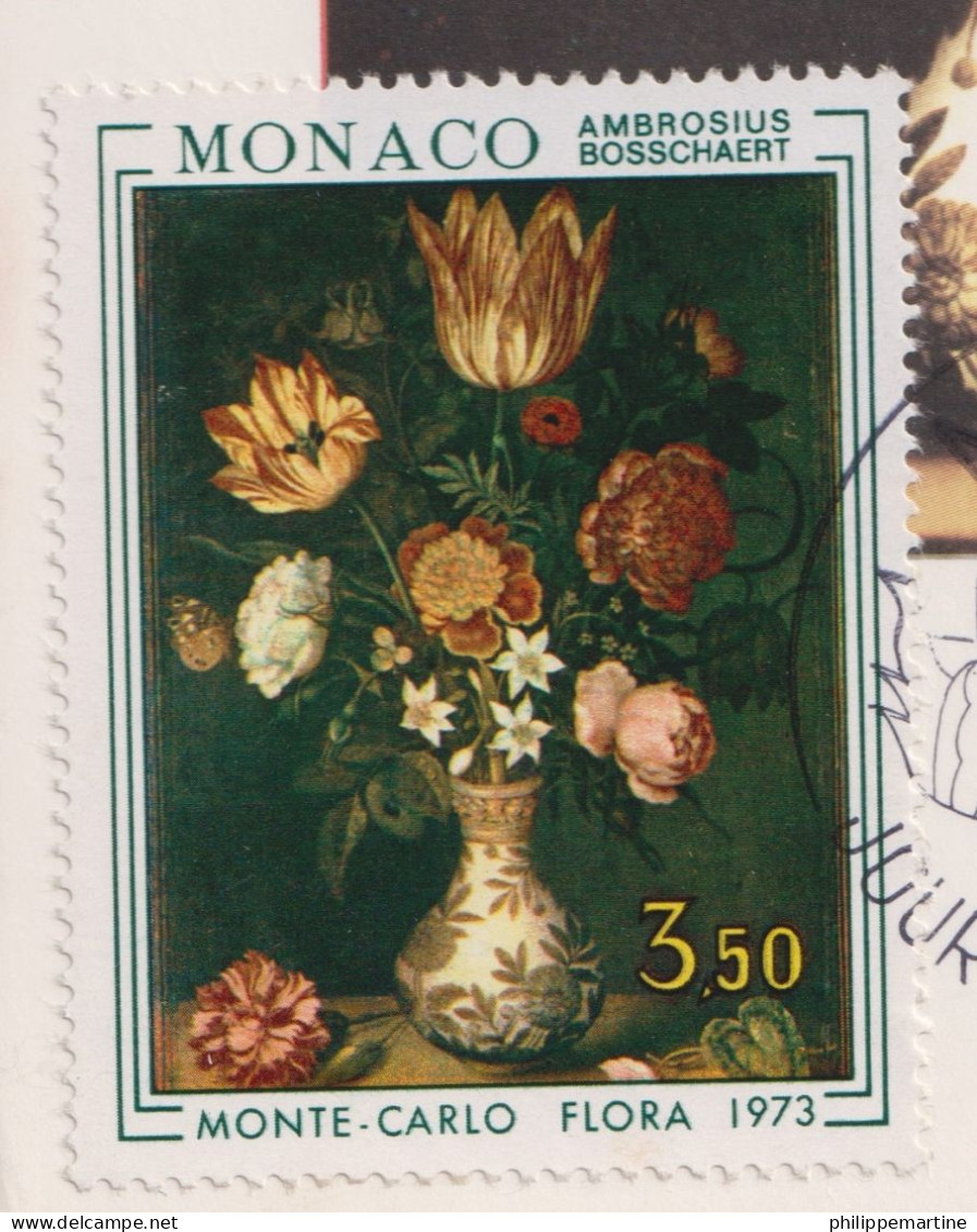 Monaco 1973 - YT 916 (o) Sur Fragment - Used Stamps