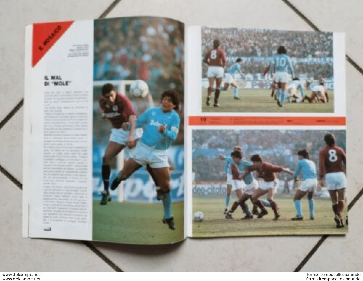bo rivista nf napoli  flash maradona  le foto piu' a cura dell'atcn 1987 calcio