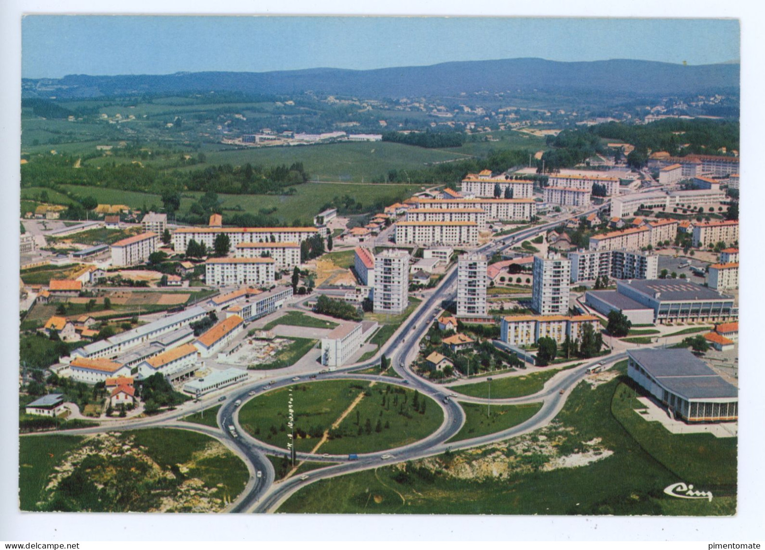 BESANCON VUE AERIENNE 1975 - Besancon