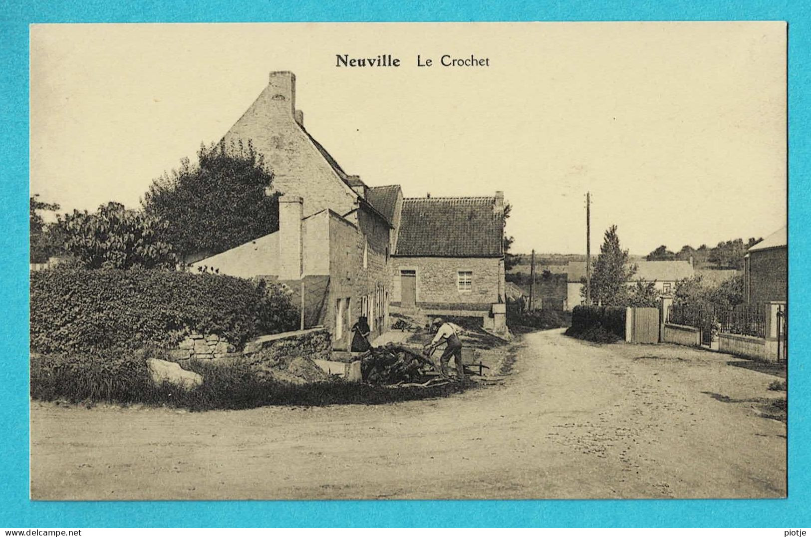 * Neuville - Philippeville (Namur - La Wallonie) * (Dumay Lucie L'Elan) Le Crochet, Animée, Unique, TOP, Rare - Philippeville