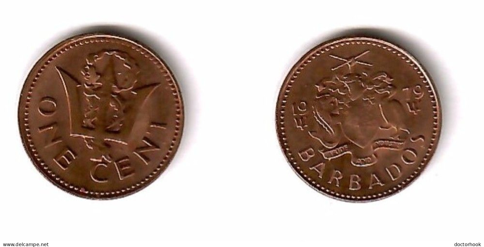 BARBADOS   1 CENT 1979 (KM # 10) #7584 - Barbados (Barbuda)