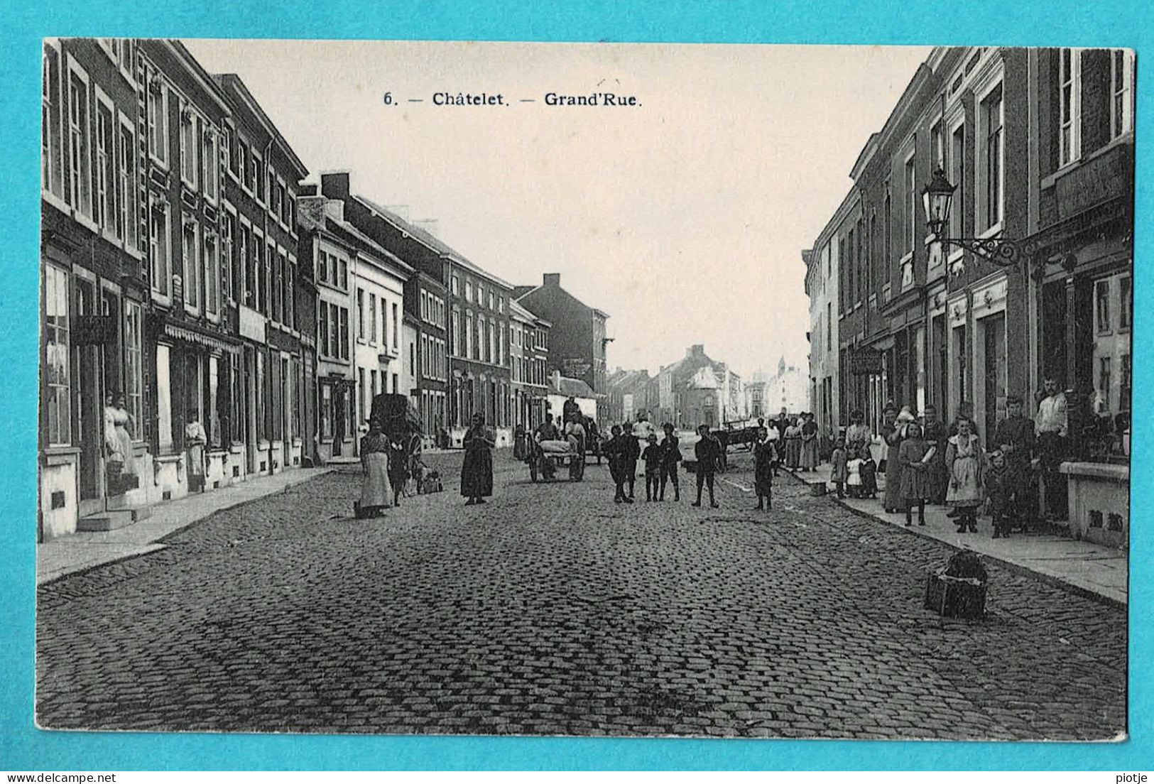 * Chatelet (Hainaut - La Wallonie) * (Phot H. Bertels, Nr 6) Grand'Rue, Belle Animation, Unique, Animée, TOP - Chatelet