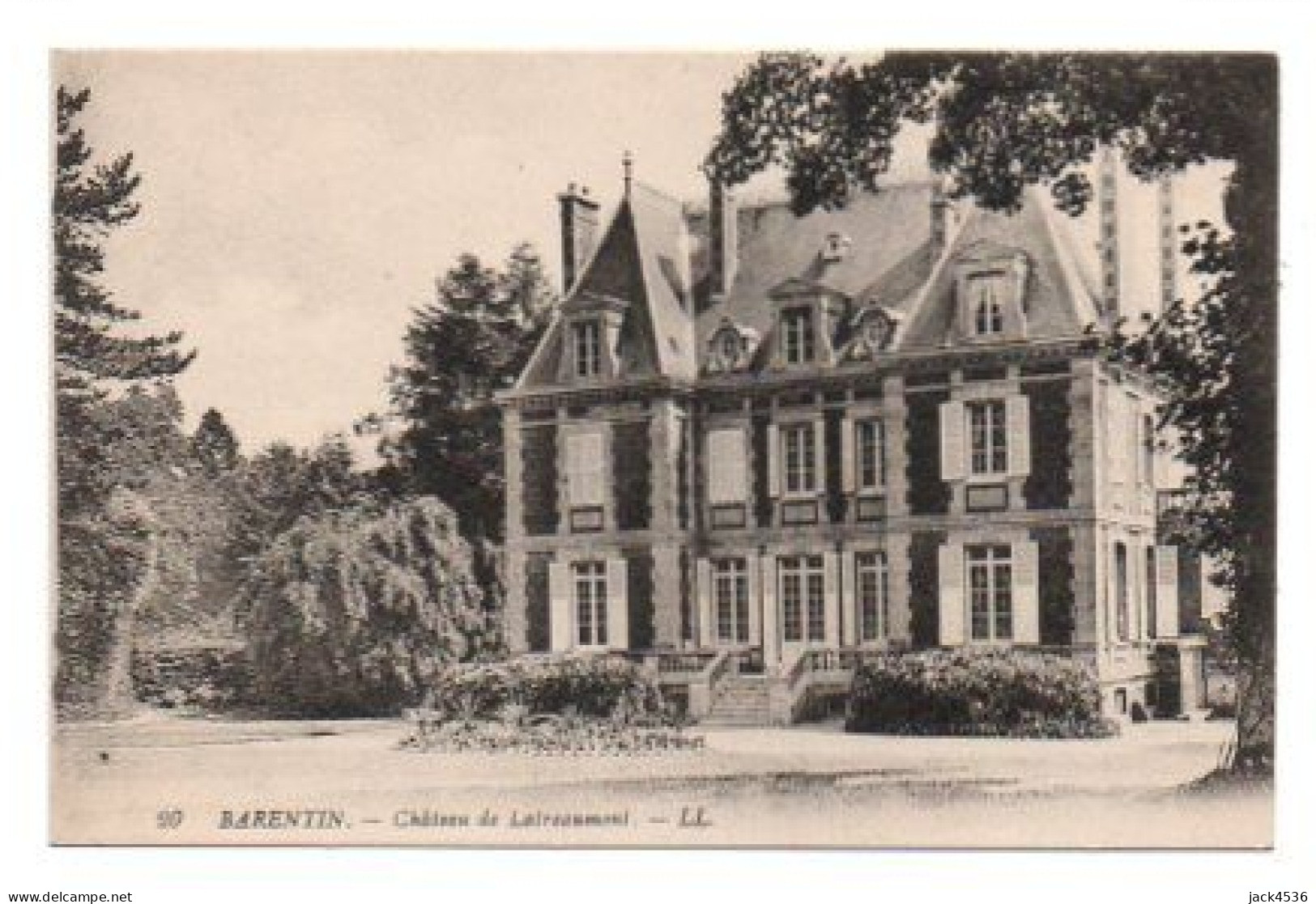 Carte Postale Ancienne - Non Circulé - Dép. 76 - BARENTIN - Château De LAITREAUMONT - Barentin
