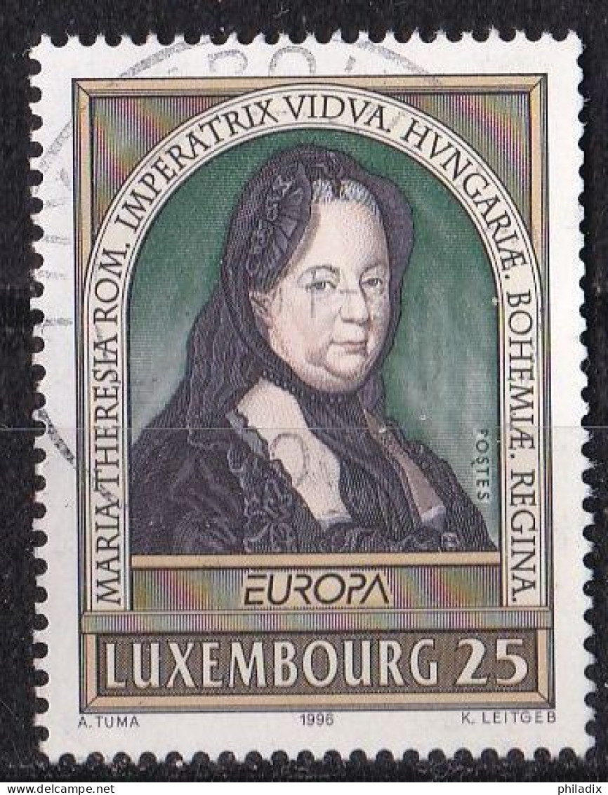 Luxemburg Marke Von 1996 O/used (A1-24) - Gebraucht