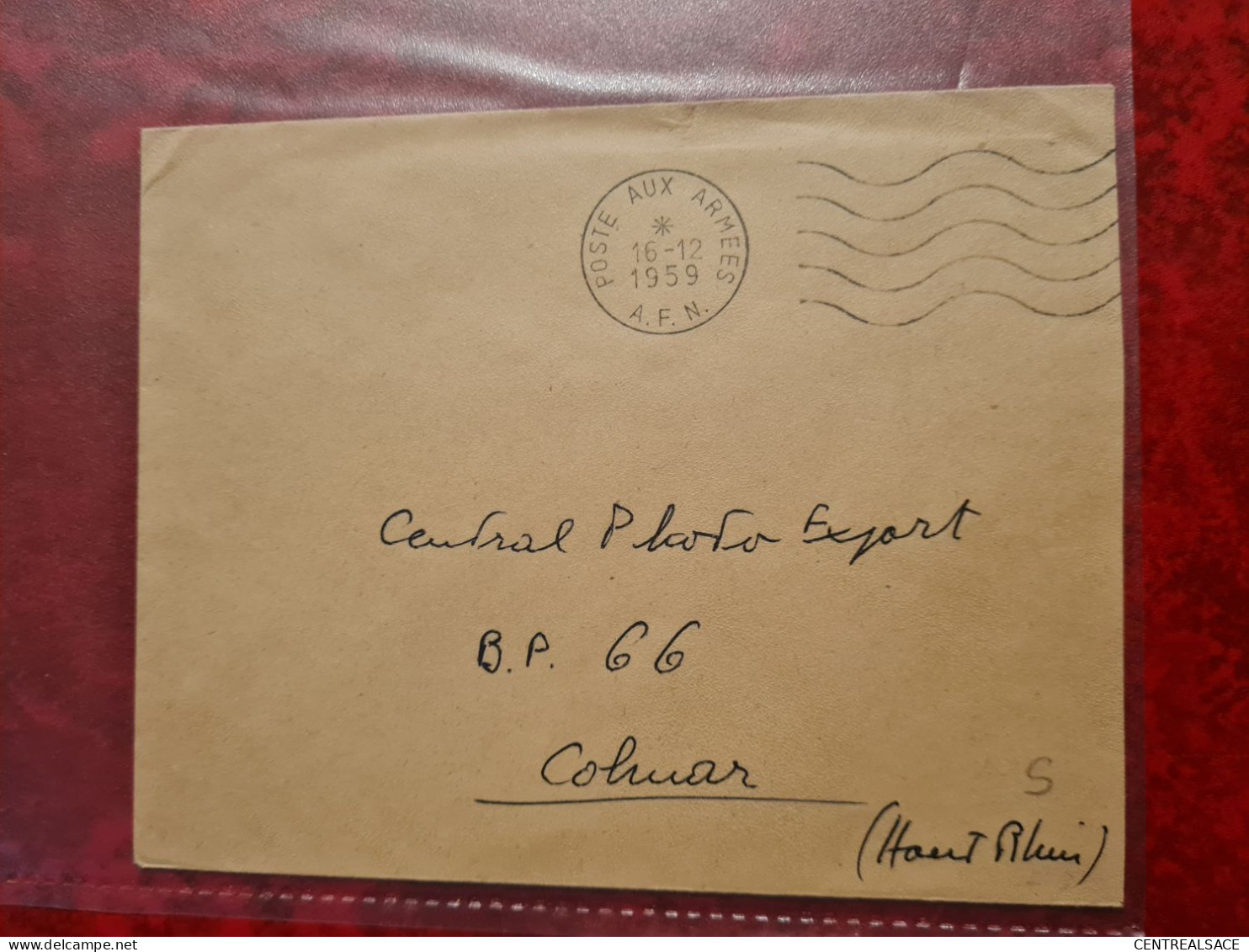 LETTRE  LA POSTE AUX ARMEES A.F.N. 1959 SP 88632 - Other & Unclassified