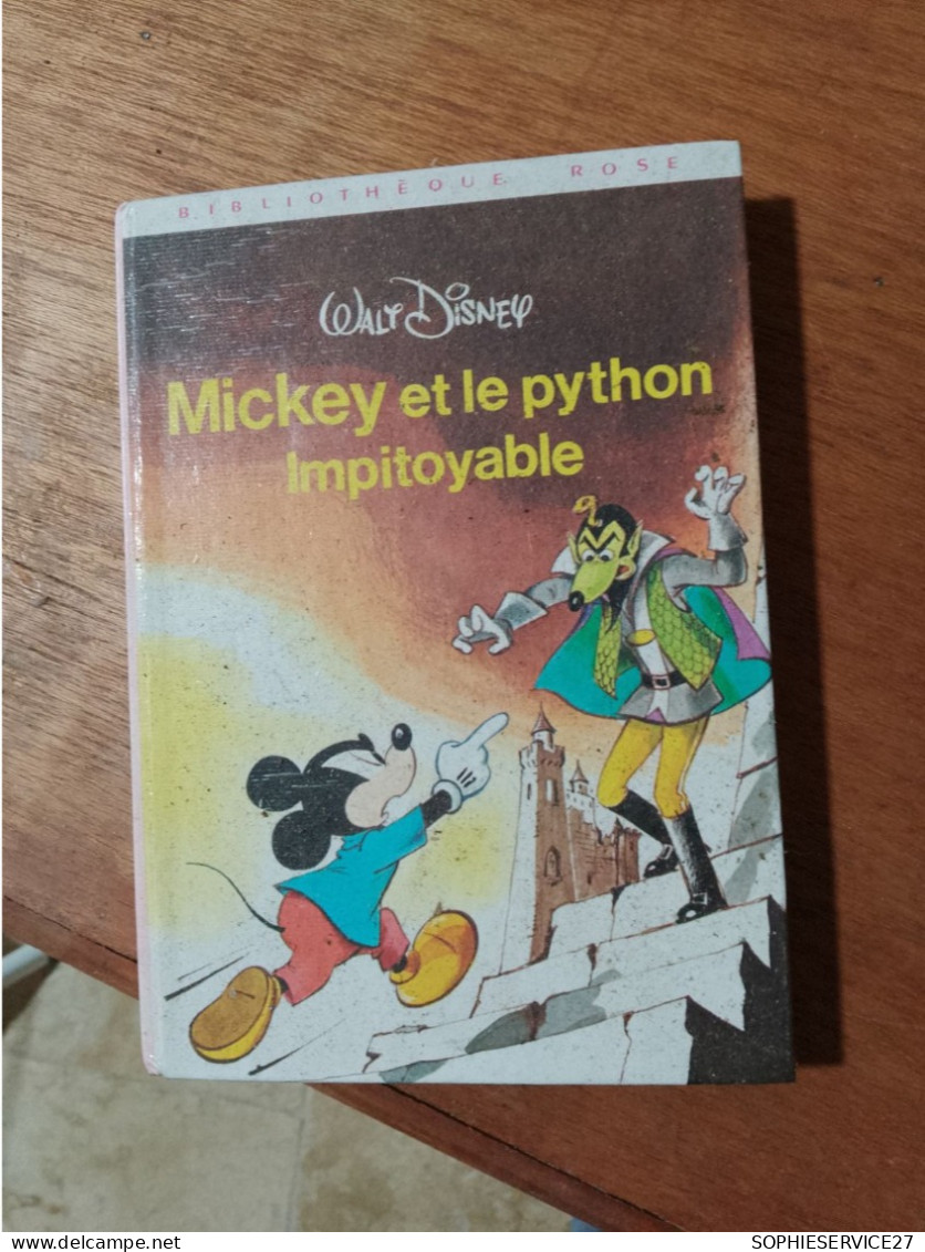 148 //  MICKEY ET LE PYTHON IMPITOYABLE - Bibliothèque Rose