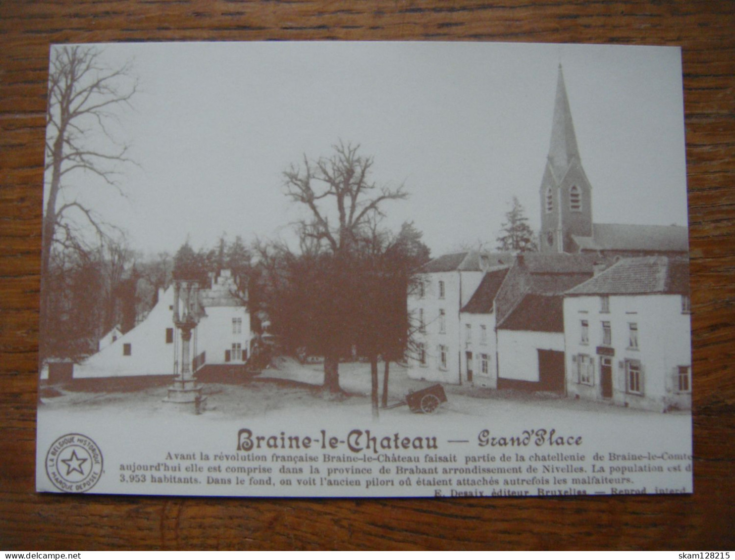 BRAINE - LE - CHATEAU - Grand'Place ( Carte ADEPS ) - Braine-le-Château